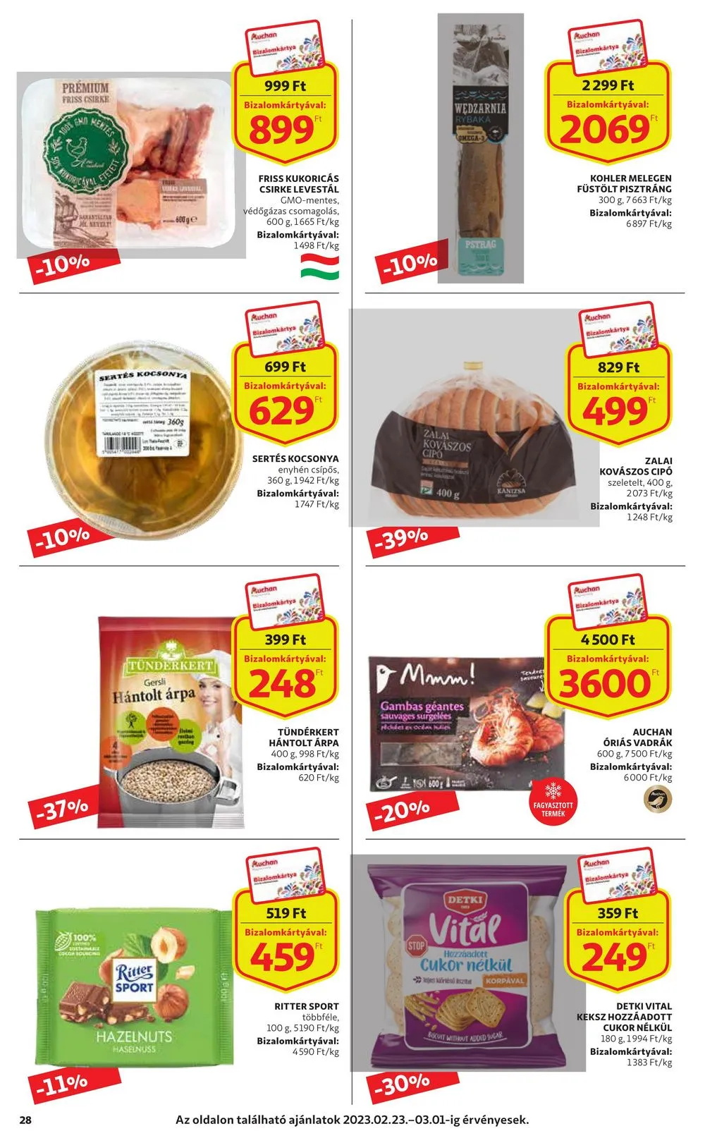 Auchan akciós újság 02.23–03.01 – 28. oldal