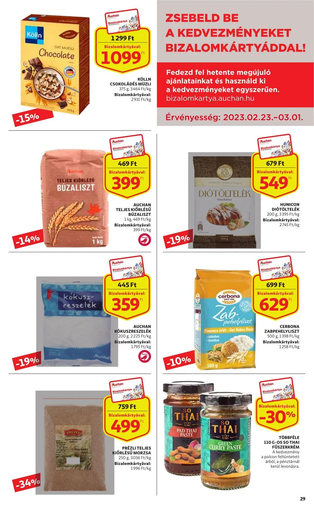 Auchan akciós újság 02.23–03.01 – 29. oldal
