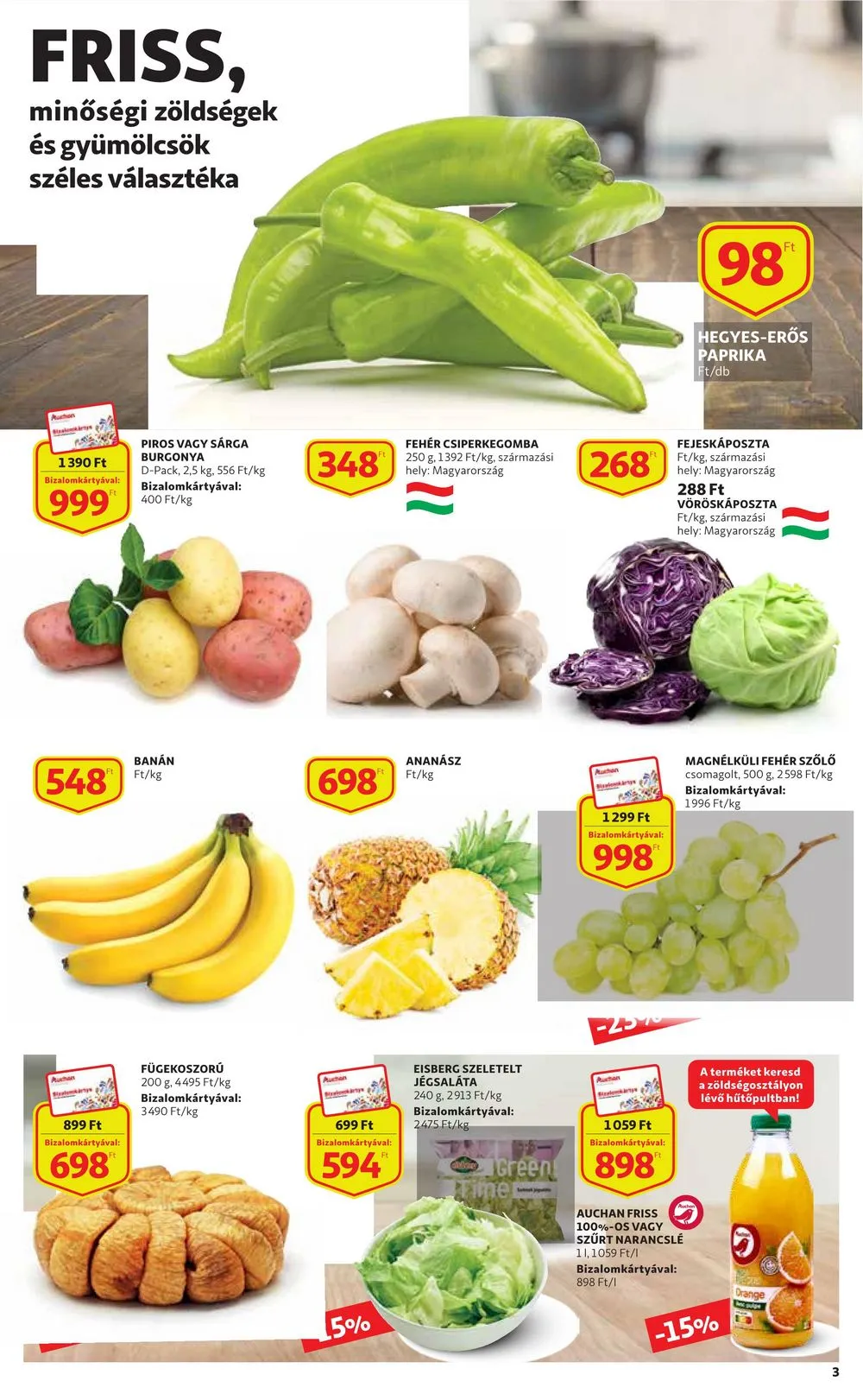 Auchan akciós újság 02.23–03.01 – 3. oldal