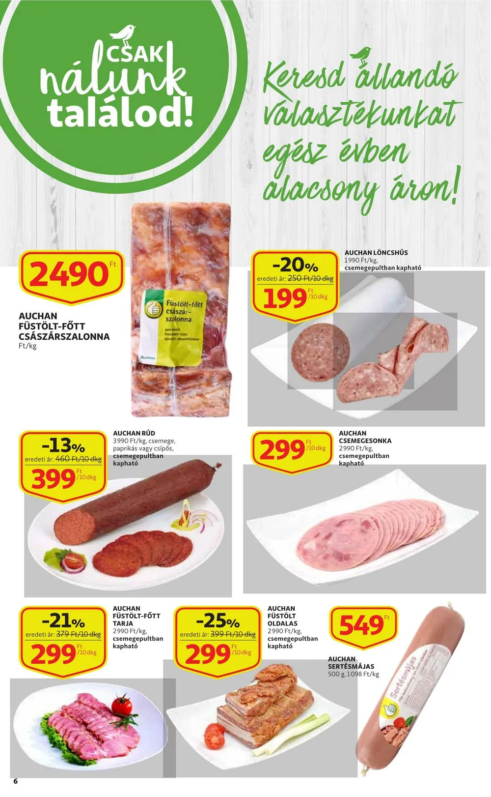 Auchan akciós újság 02.23–03.01 – 6. oldal
