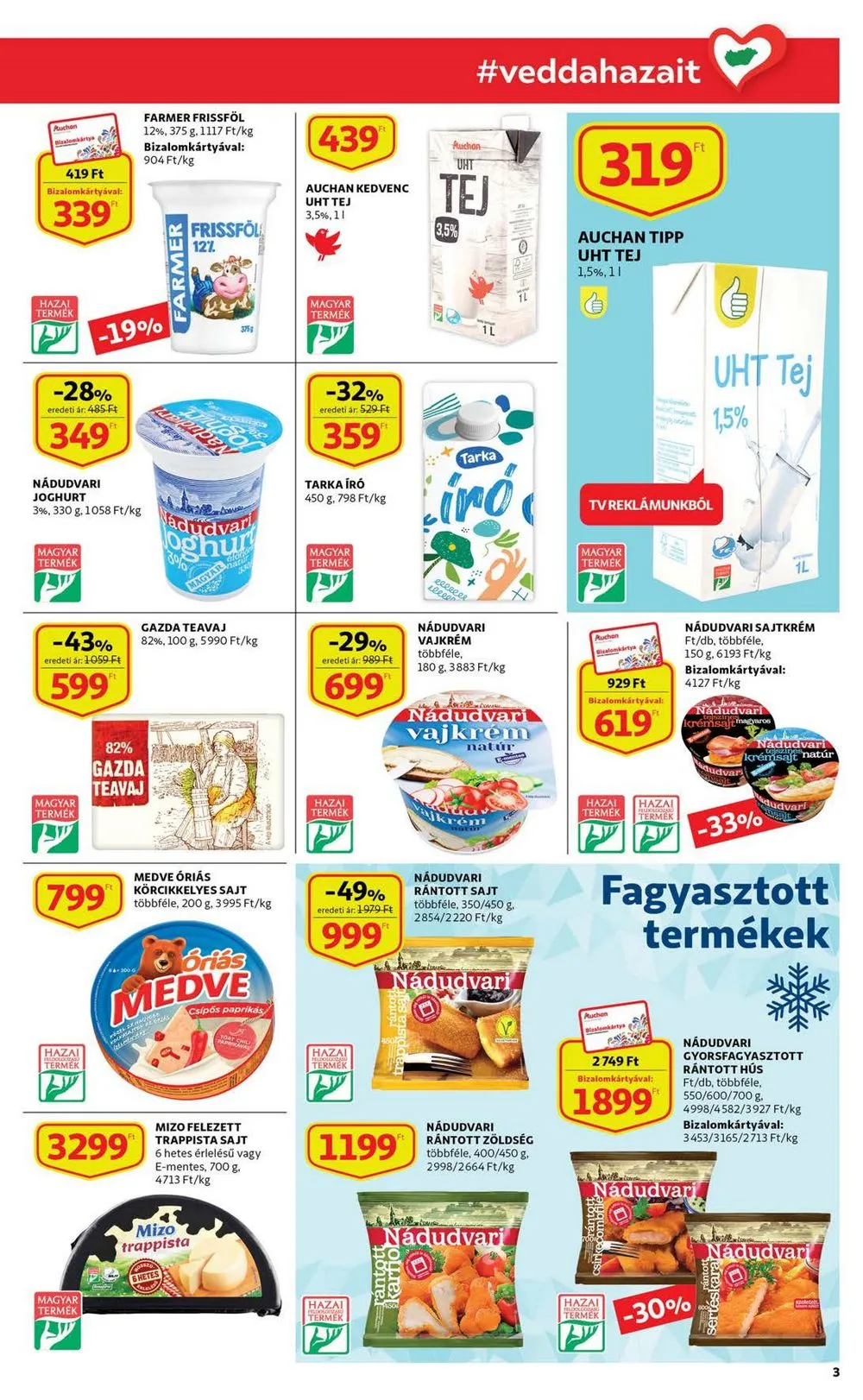 Auchan akciós újság 03.02–03.08 – 3. oldal