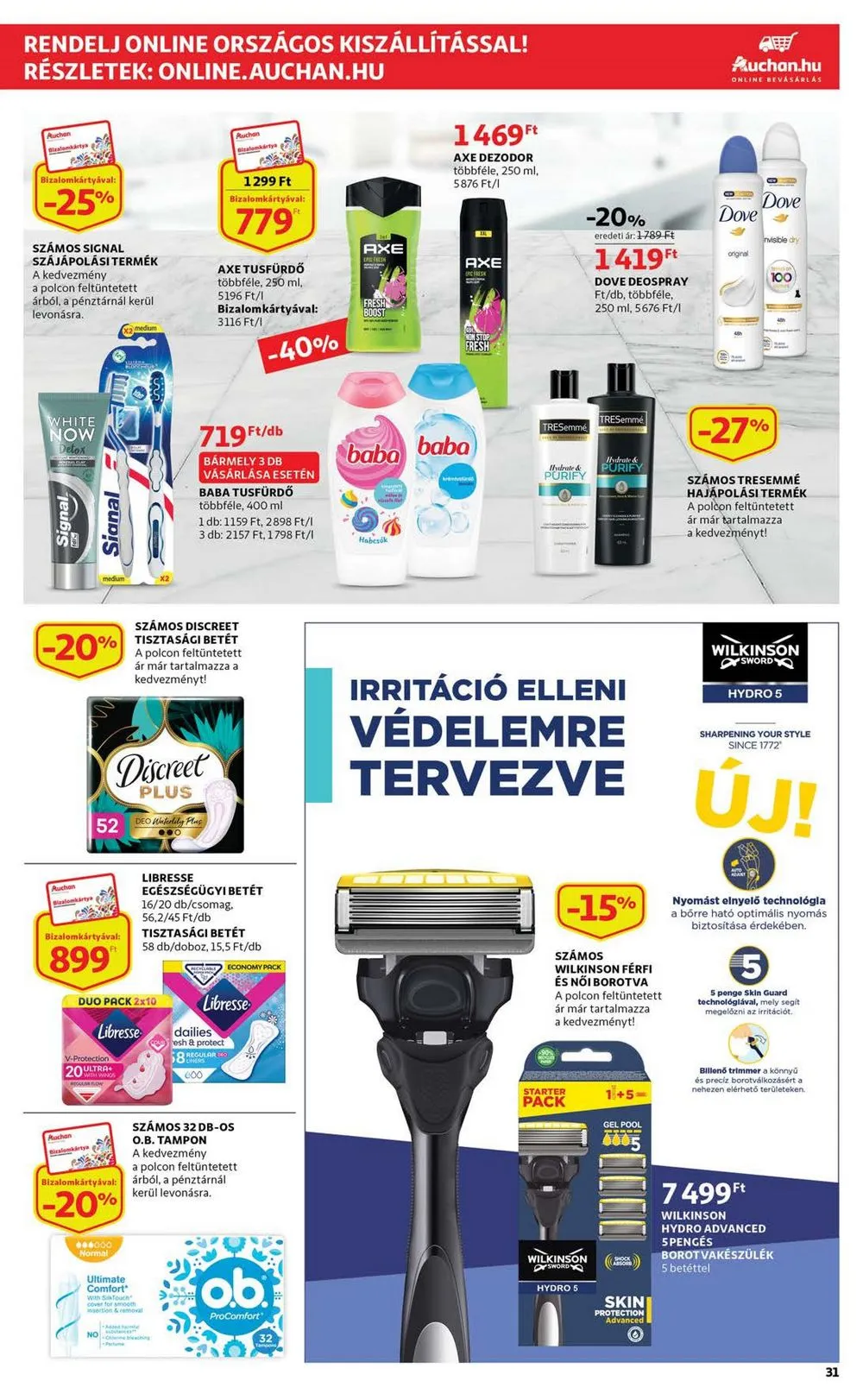 Auchan akciós újság 03.02–03.08 – 31. oldal