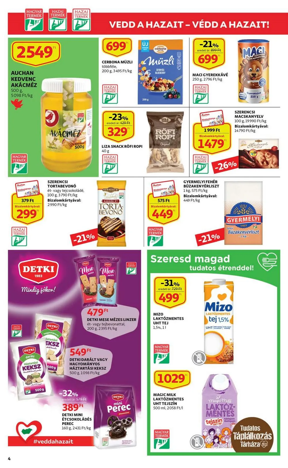 Auchan akciós újság 03.02–03.08 – 4. oldal