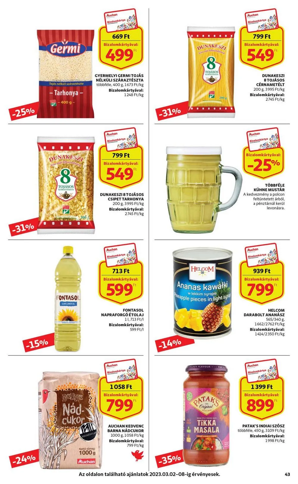 Auchan akciós újság 03.02–03.08 – 43. oldal