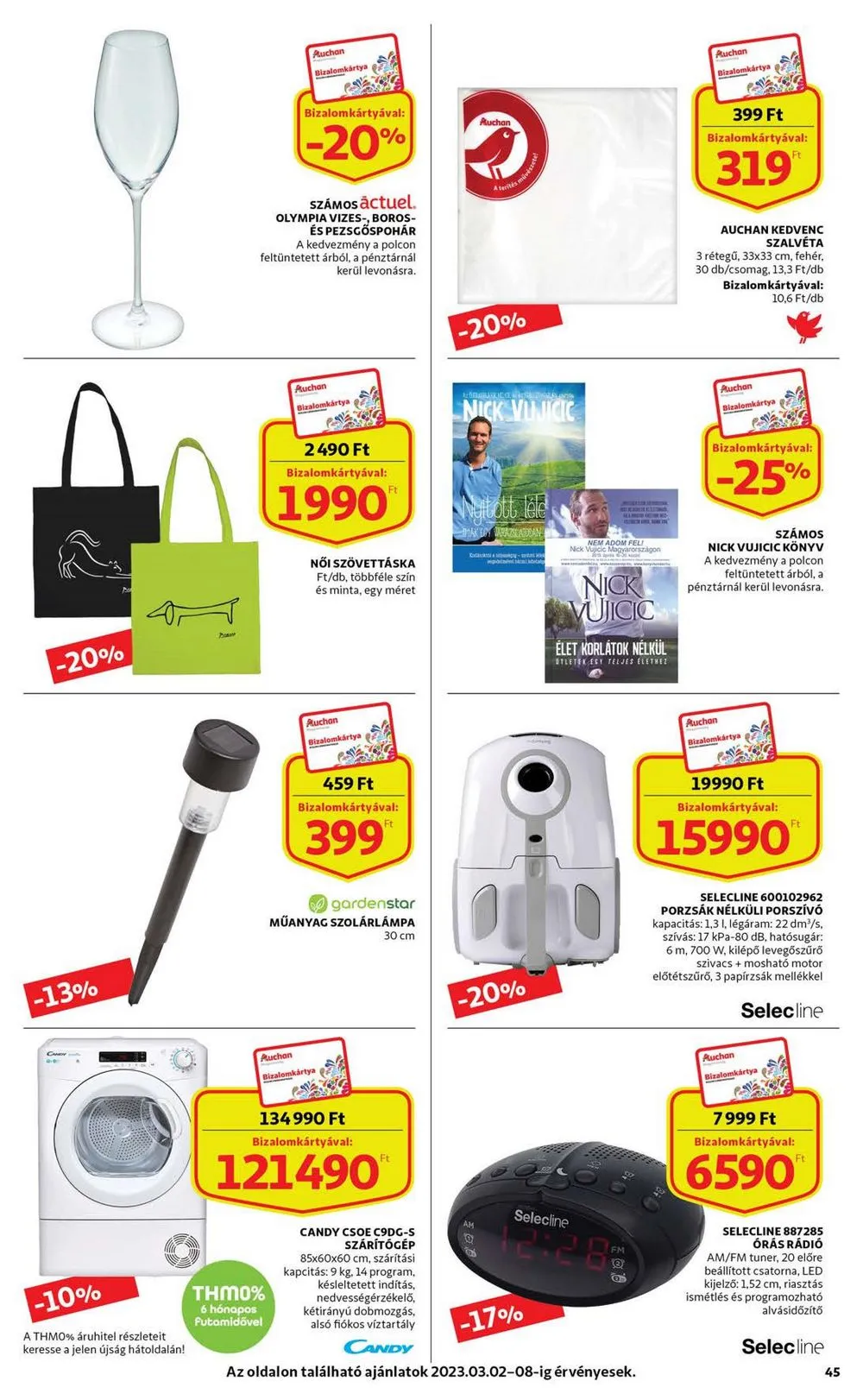 Auchan akciós újság 03.02–03.08 – 45. oldal