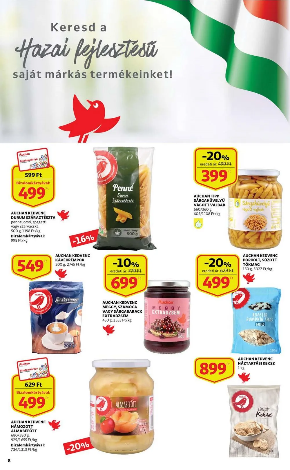 Auchan akciós újság 03.02–03.08 – 8. oldal