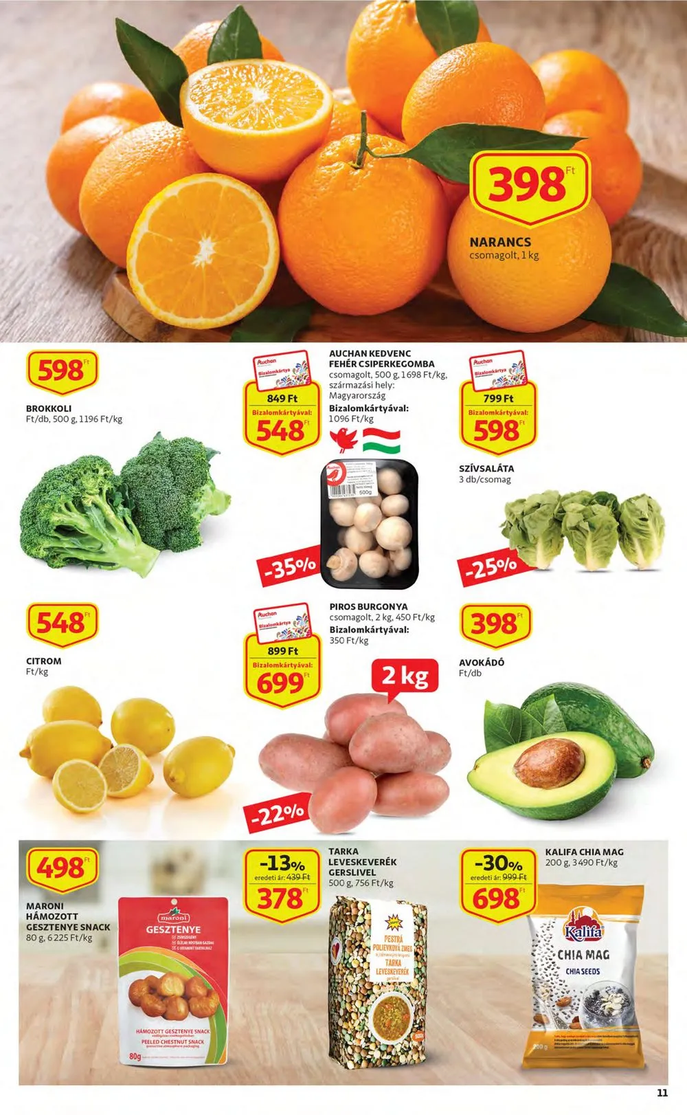 Auchan akciós újság 03.16–03.22 – 11. oldal