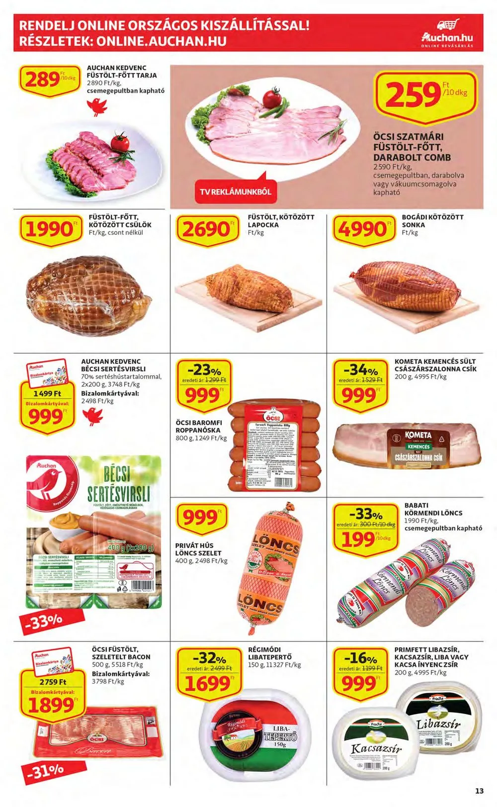 Auchan akciós újság 03.16–03.22 – 13. oldal