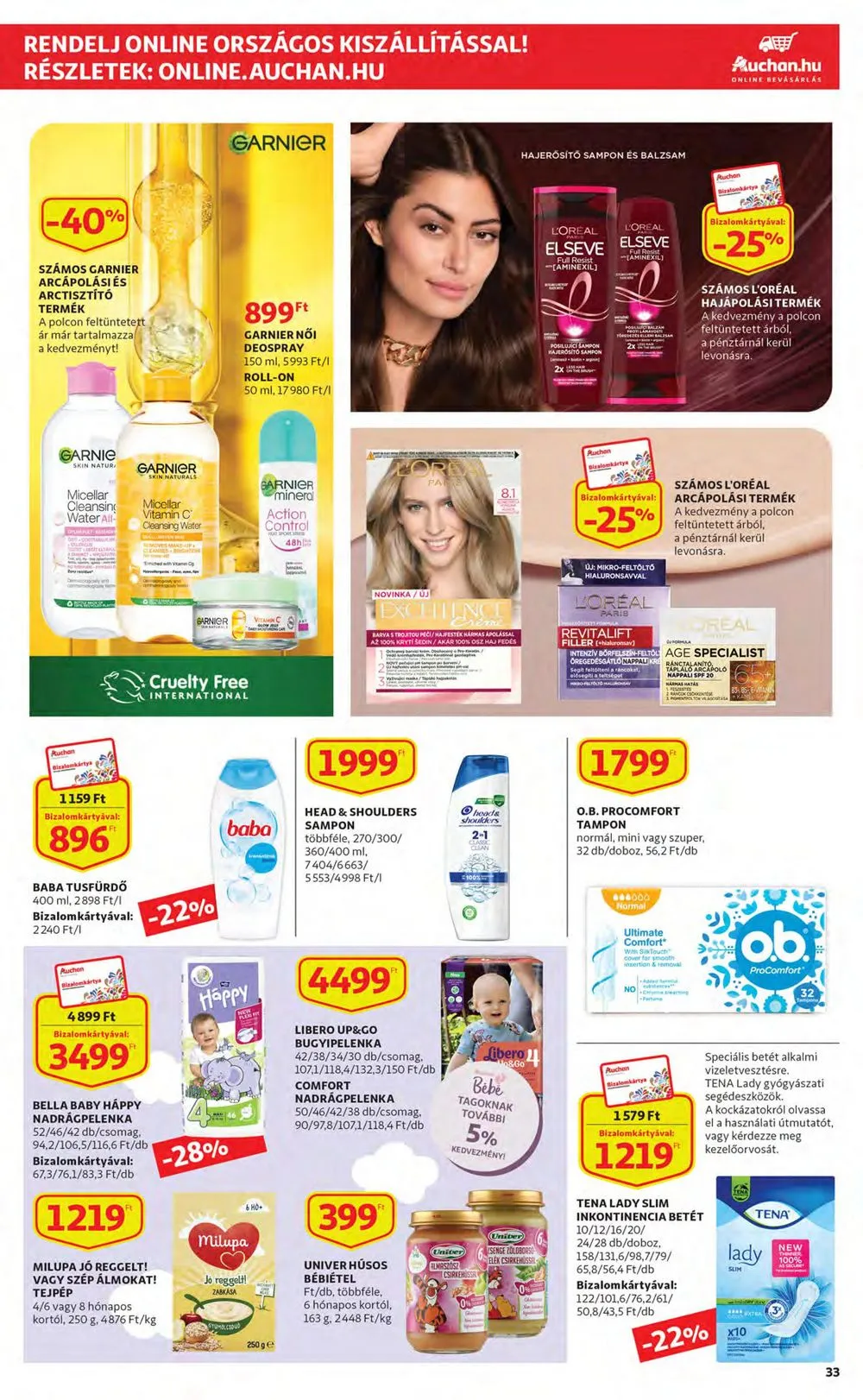 Auchan akciós újság 03.16–03.22 – 33. oldal