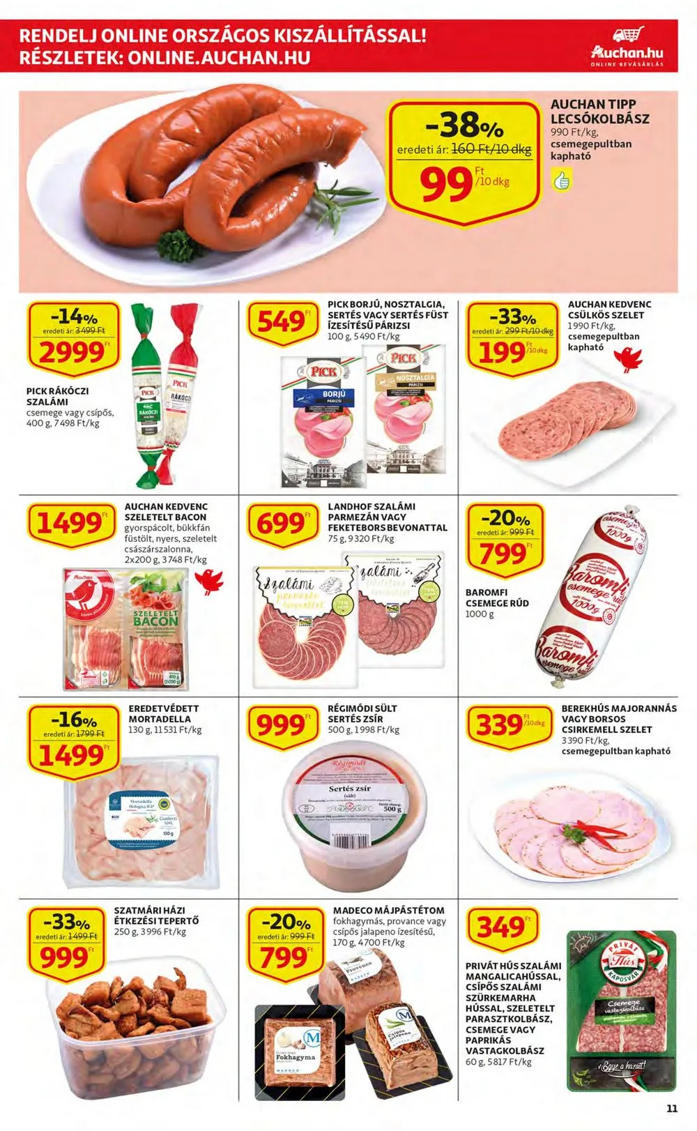 Auchan akciós újság 03.23–03.29 – 11. oldal