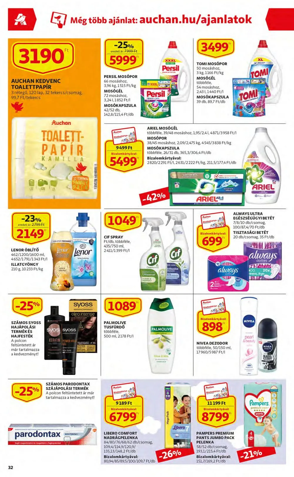 Auchan akciós újság 03.23–03.29 – 32. oldal
