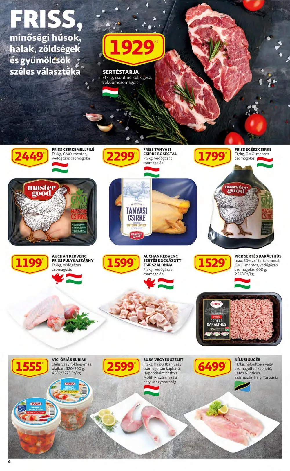 Auchan akciós újság 03.23–03.29 – 4. oldal
