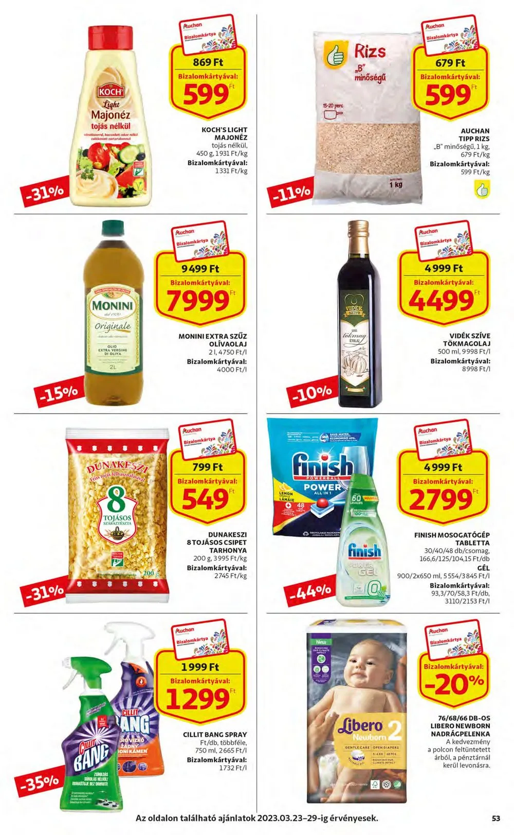Auchan akciós újság 03.23–03.29 – 53. oldal