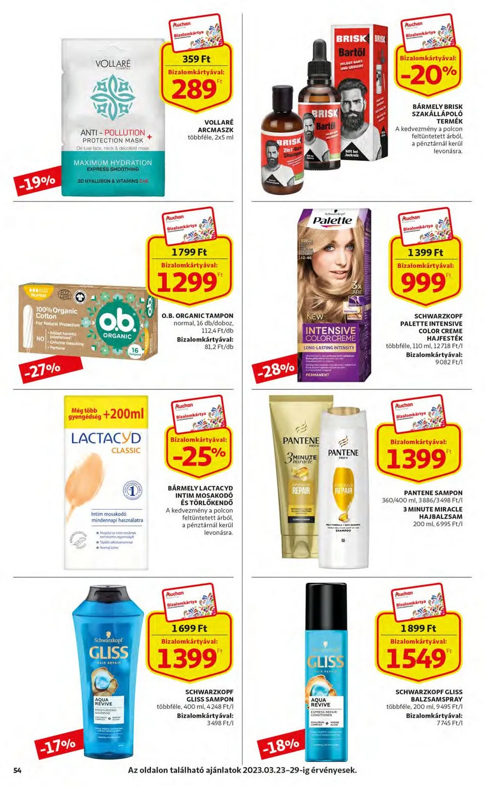 Auchan akciós újság 03.23–03.29 – 54. oldal