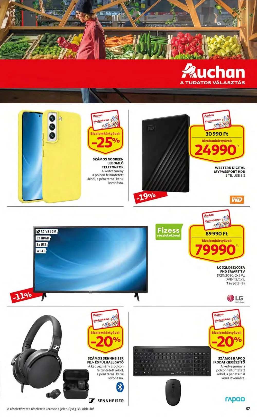 Auchan akciós újság 03.23–03.29 – 57. oldal