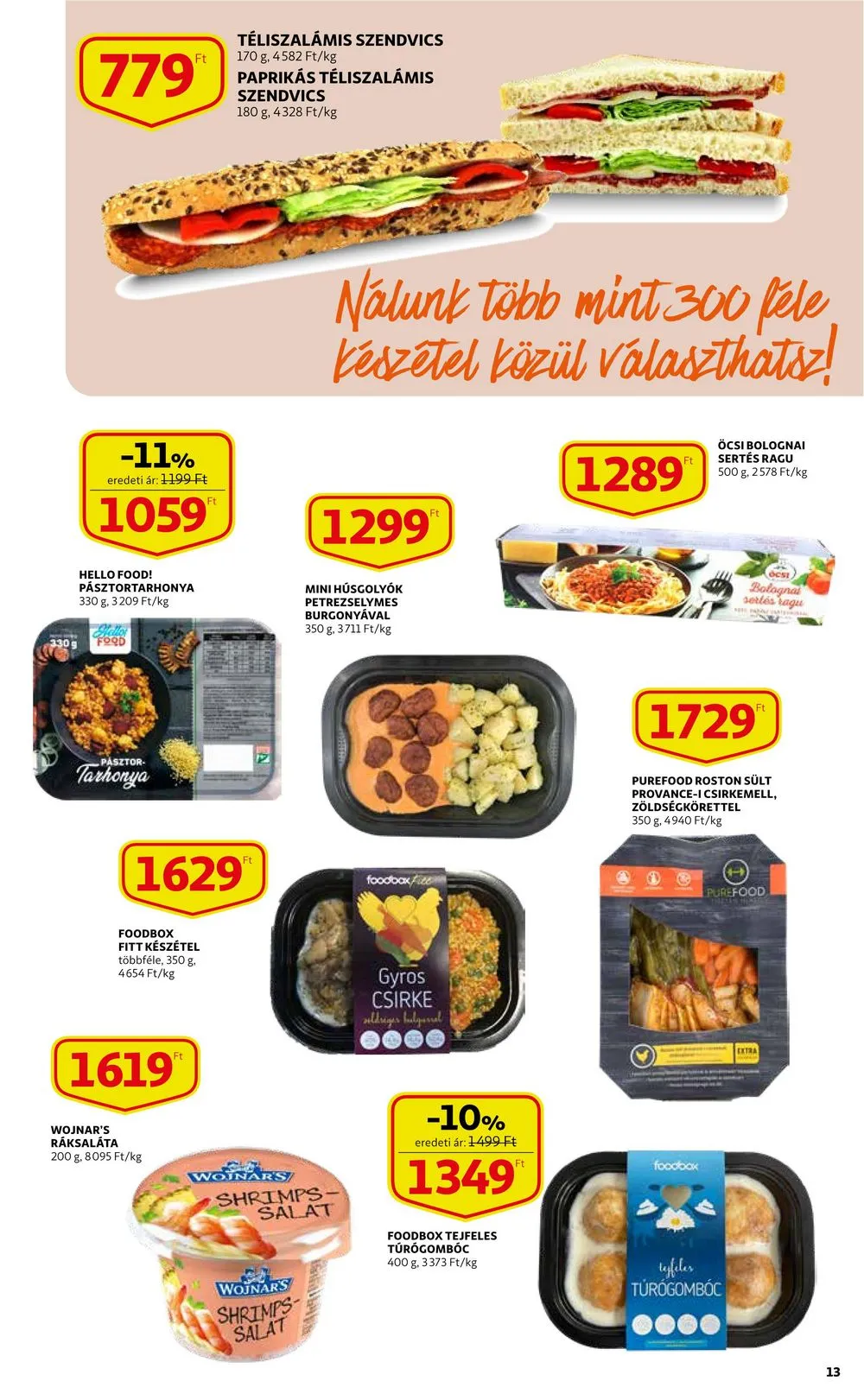 Auchan akciós újság 03.30–04.05 – 13. oldal