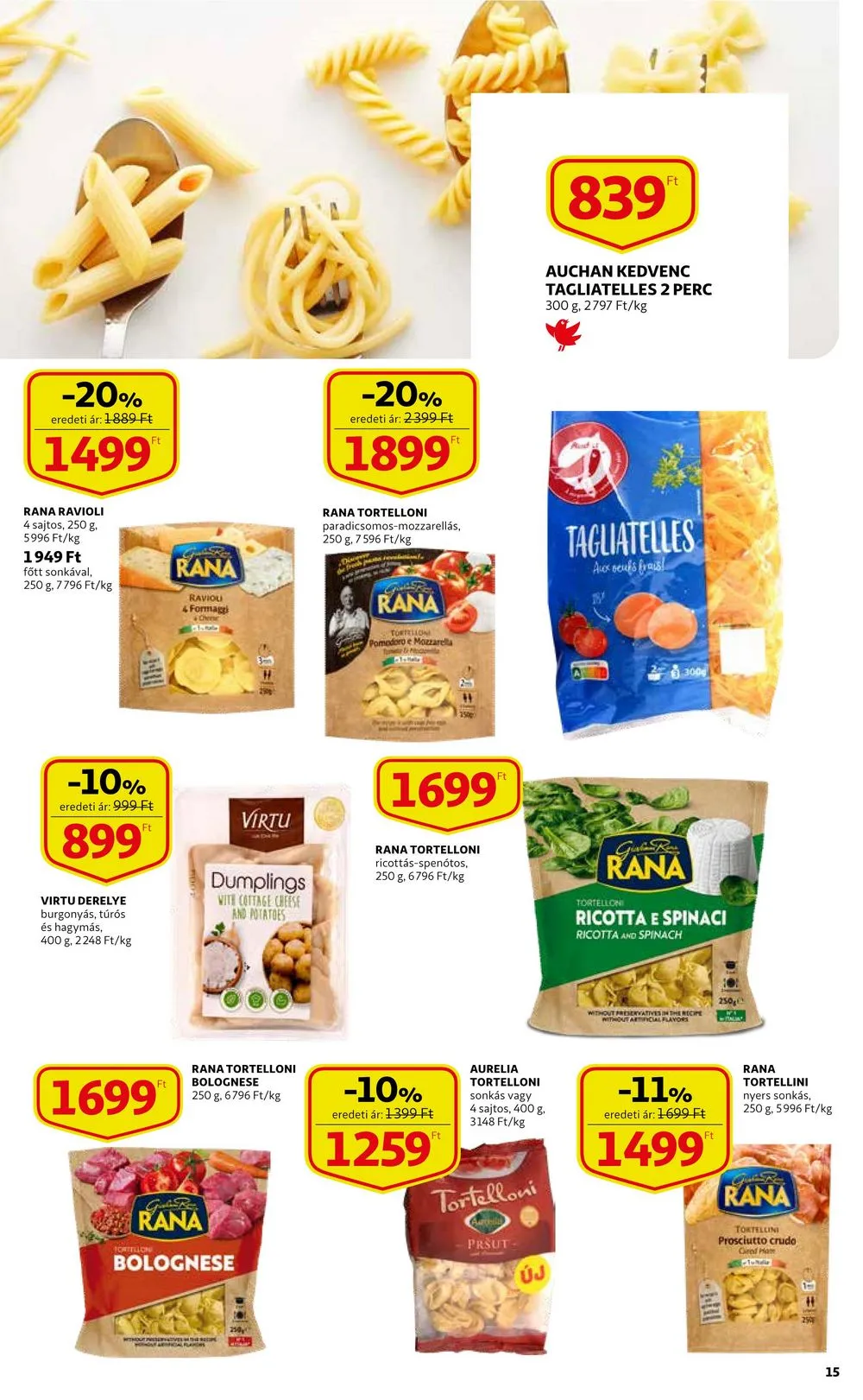 Auchan akciós újság 03.30–04.05 – 15. oldal