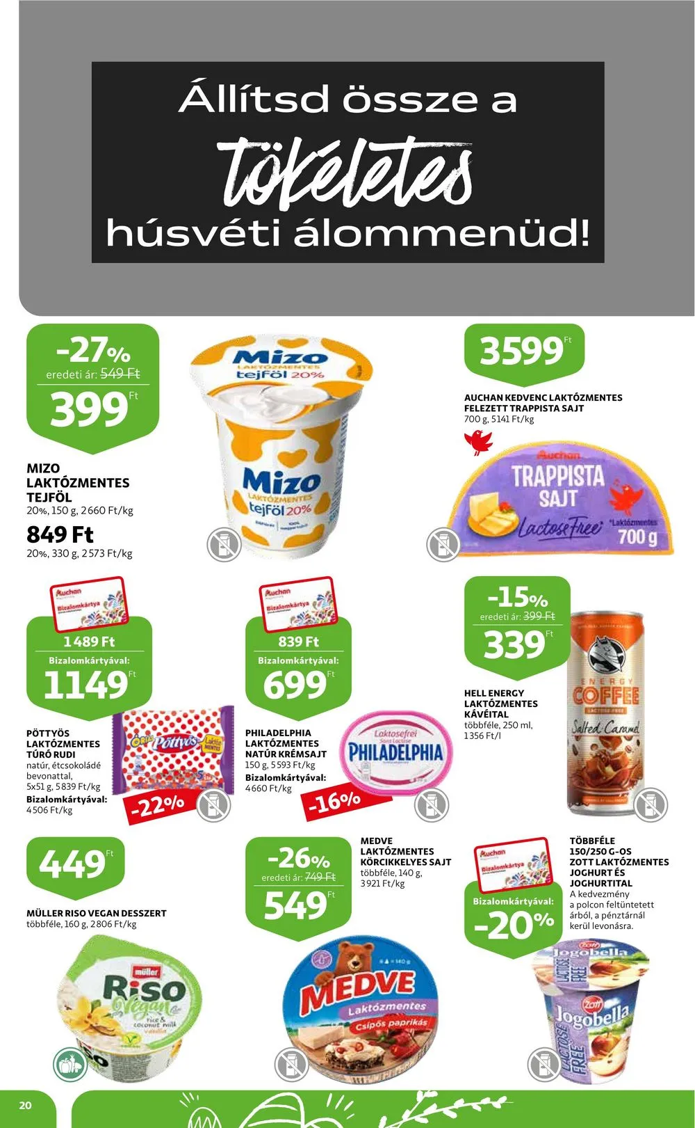 Auchan akciós újság 03.30–04.05 – 20. oldal