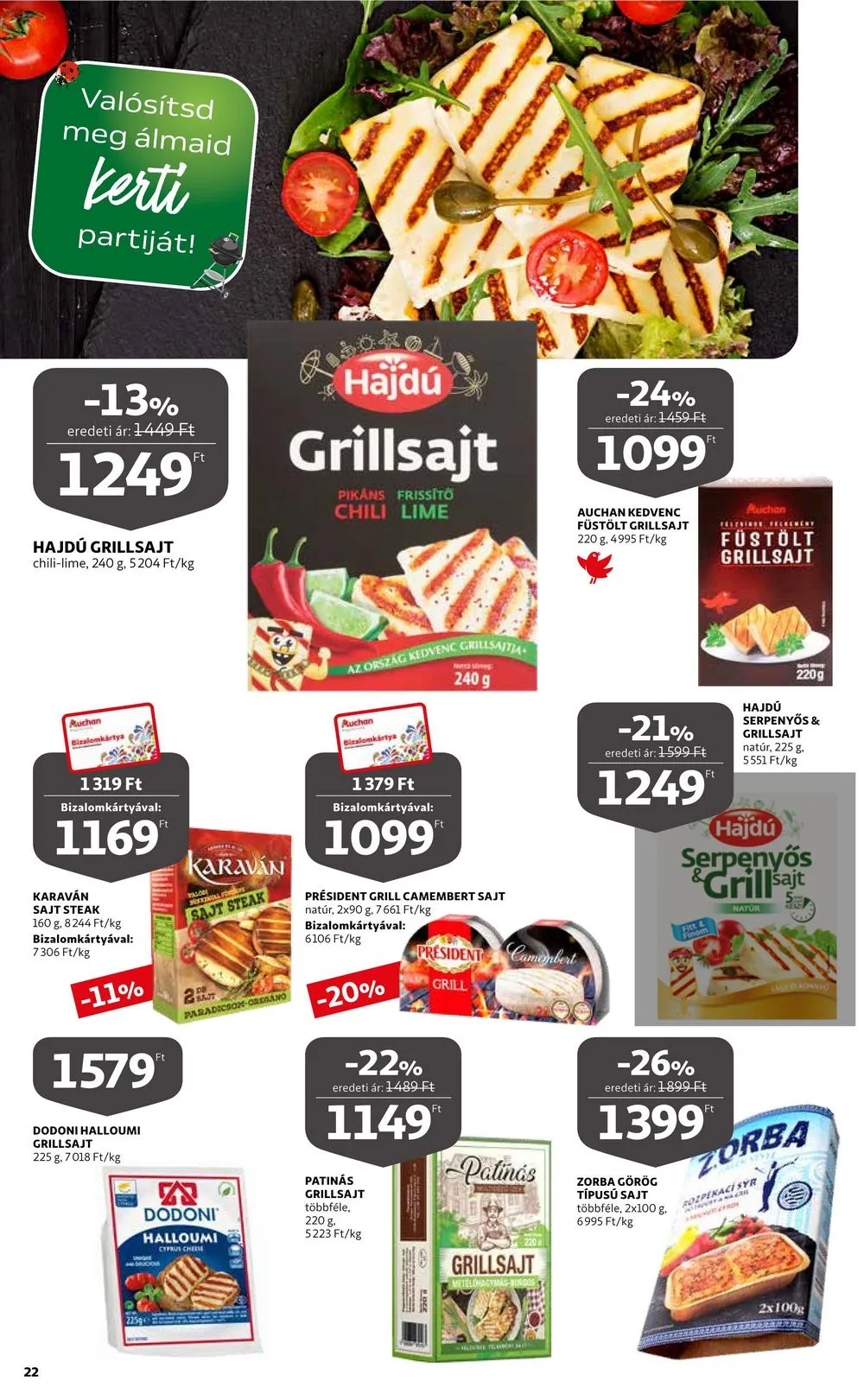 Auchan akciós újság 03.30–04.05 – 22. oldal