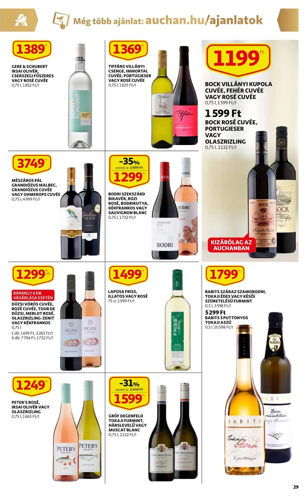 Auchan akciós újság 03.30–04.05 – 29. oldal