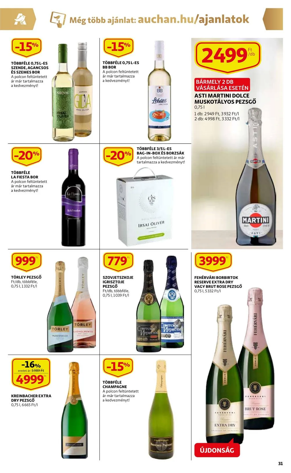 Auchan akciós újság 03.30–04.05 – 31. oldal