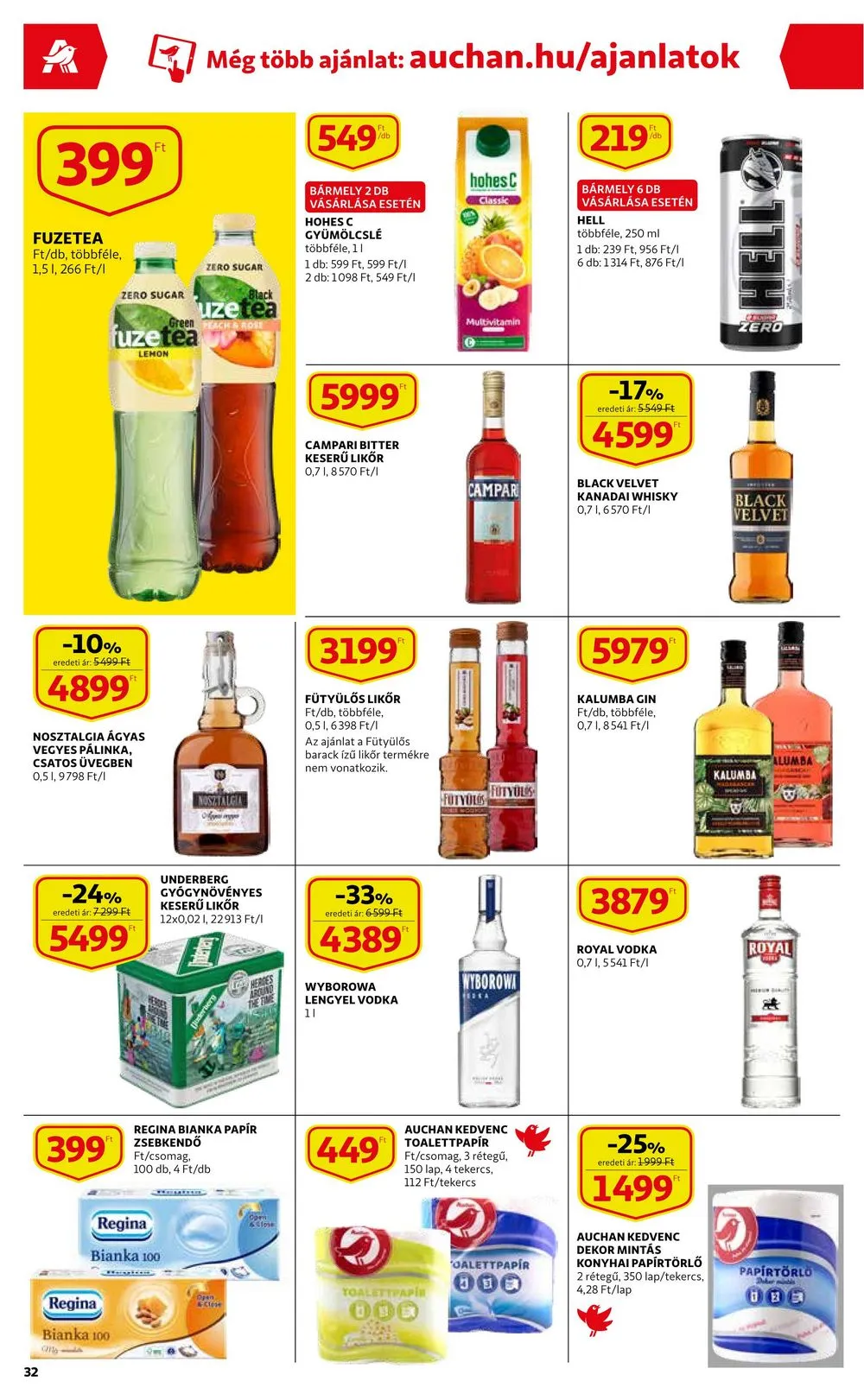 Auchan akciós újság 03.30–04.05 – 32. oldal