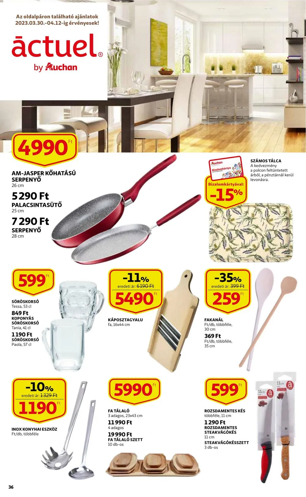Auchan akciós újság 03.30–04.05 – 36. oldal