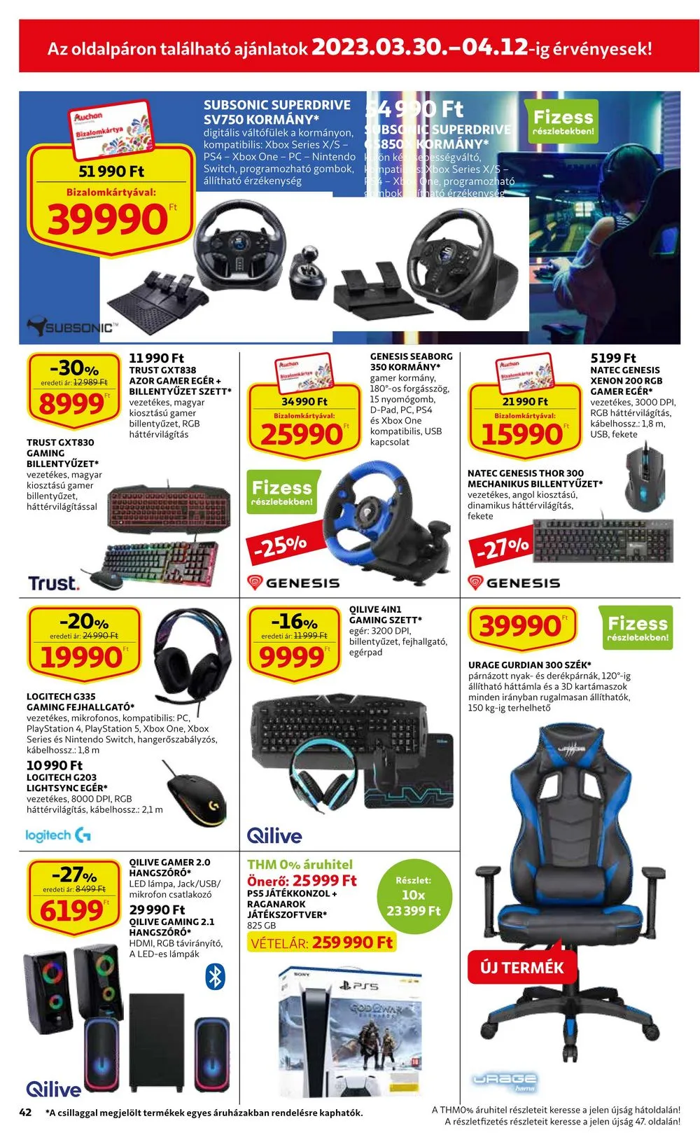 Auchan akciós újság 03.30–04.05 – 42. oldal
