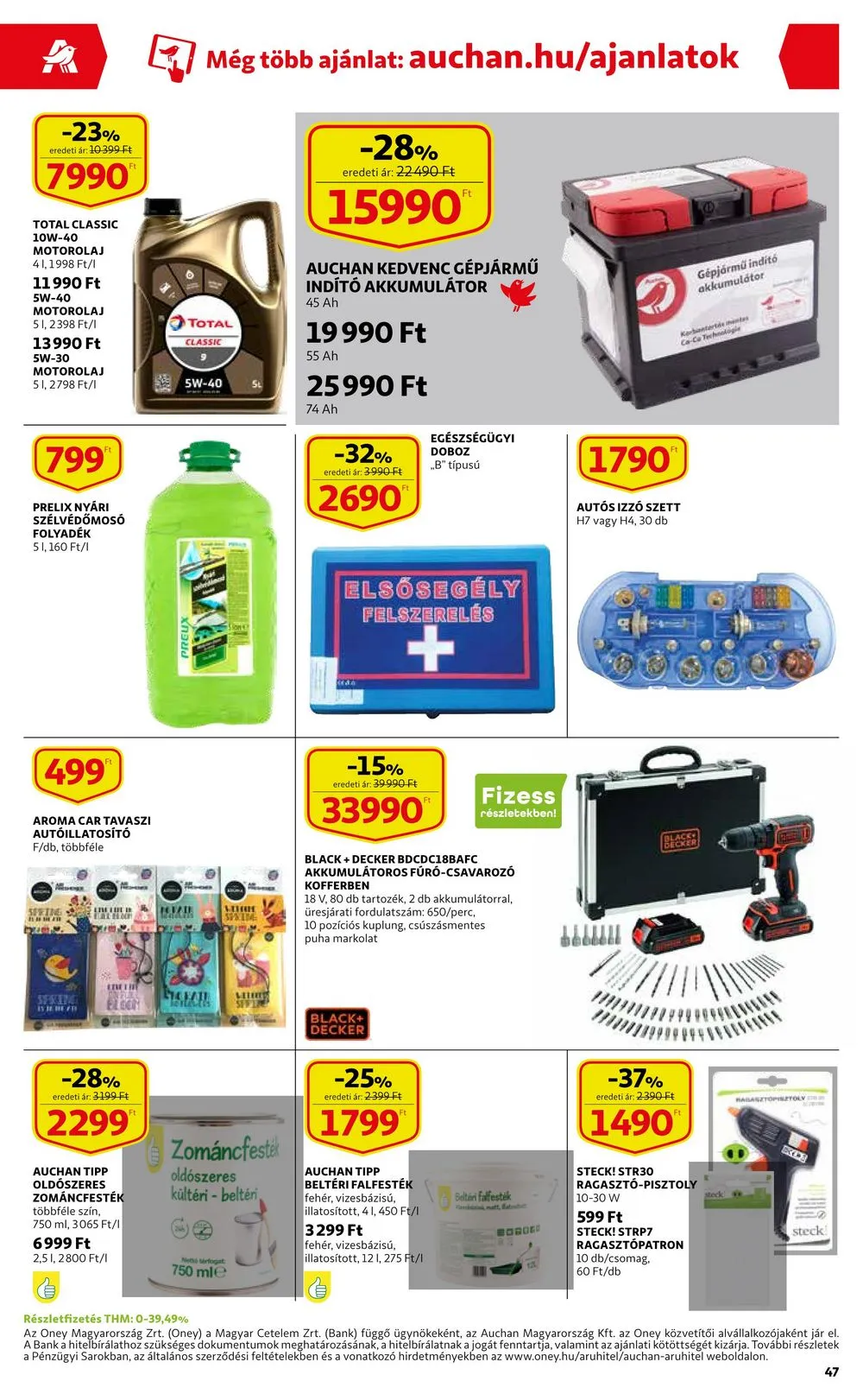 Auchan akciós újság 03.30–04.05 – 47. oldal