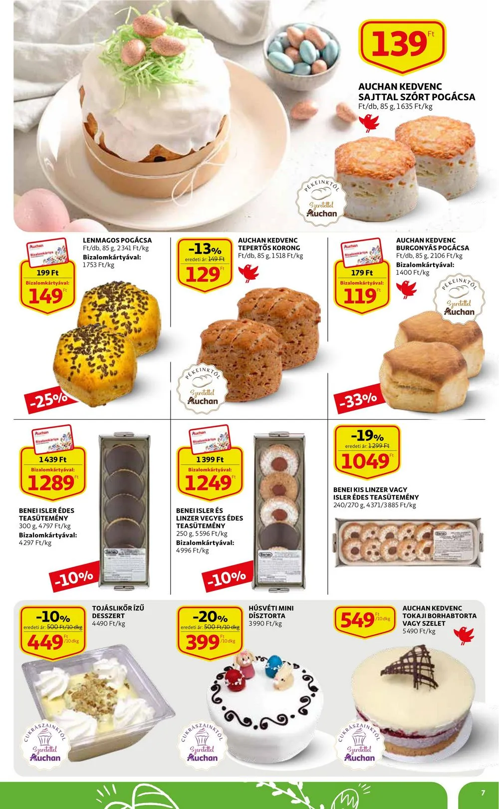 Auchan akciós újság 03.30–04.05 – 7. oldal