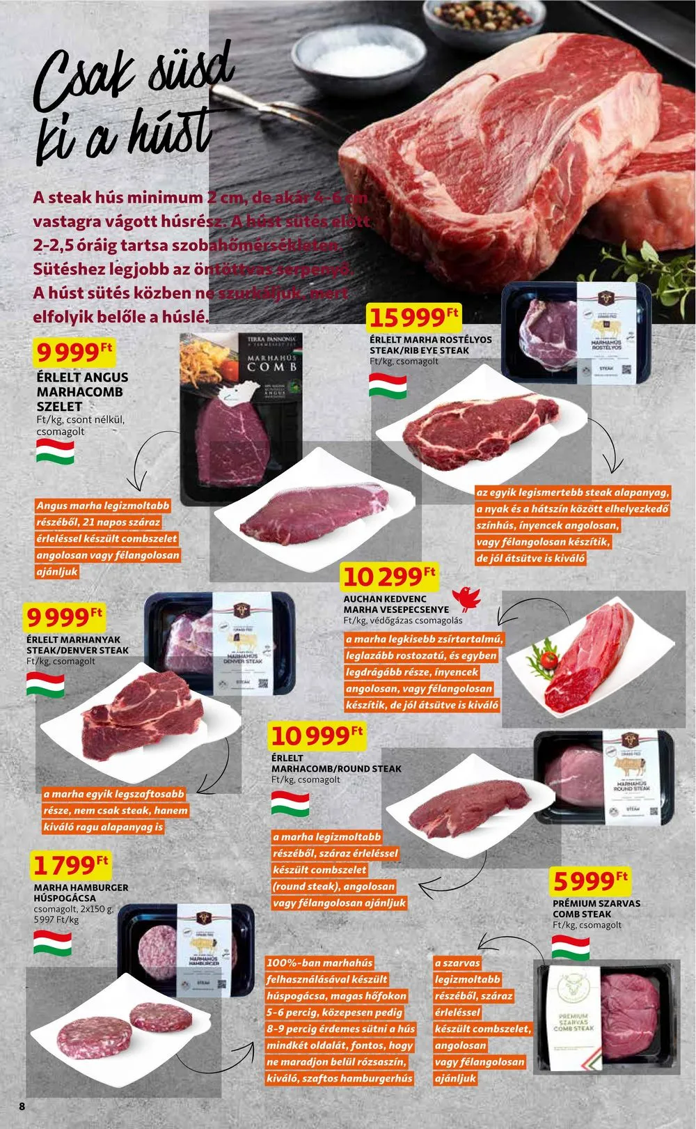 Auchan akciós újság 03.30–04.05 – 8. oldal