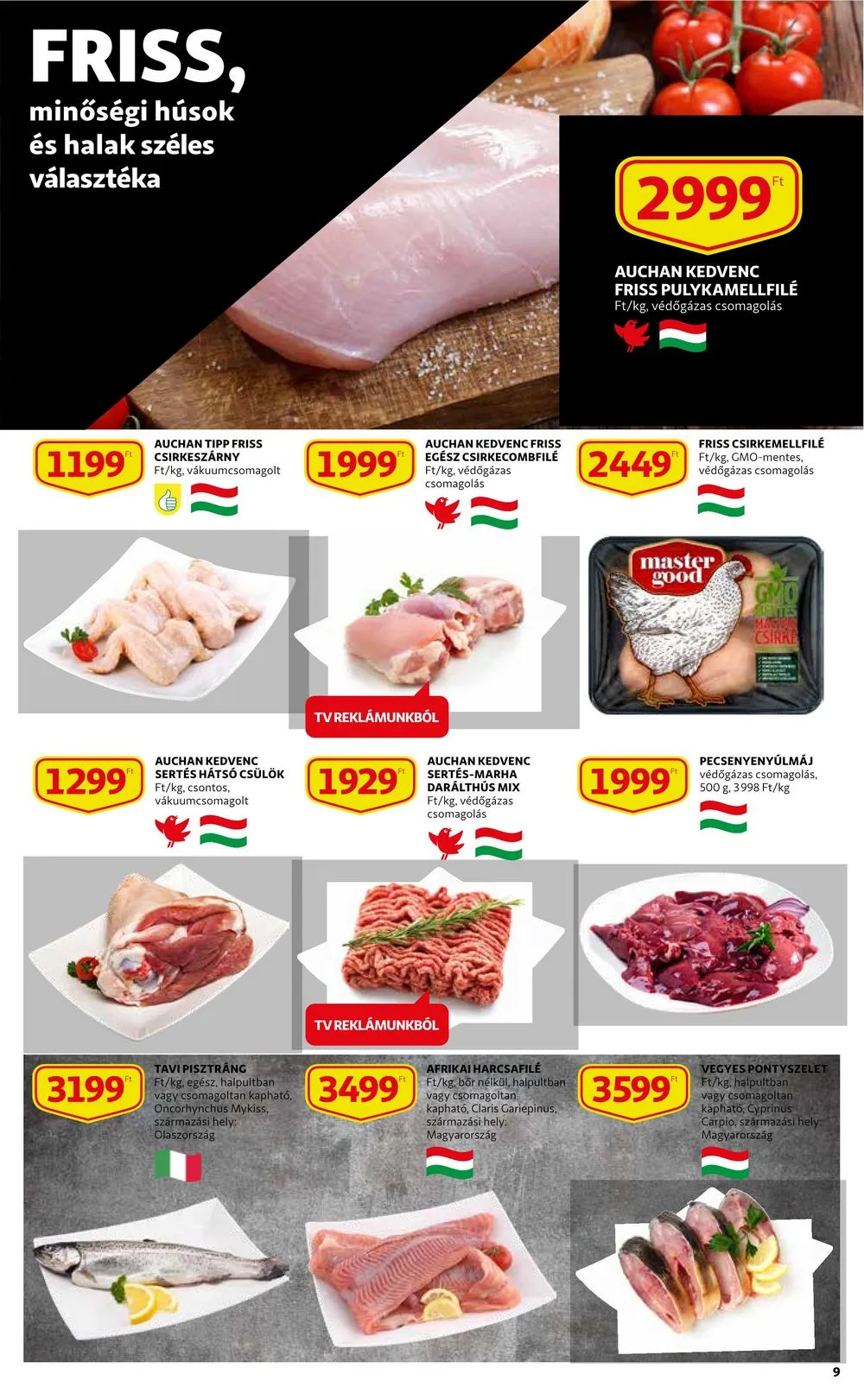 Auchan akciós újság 03.30–04.05 – 9. oldal