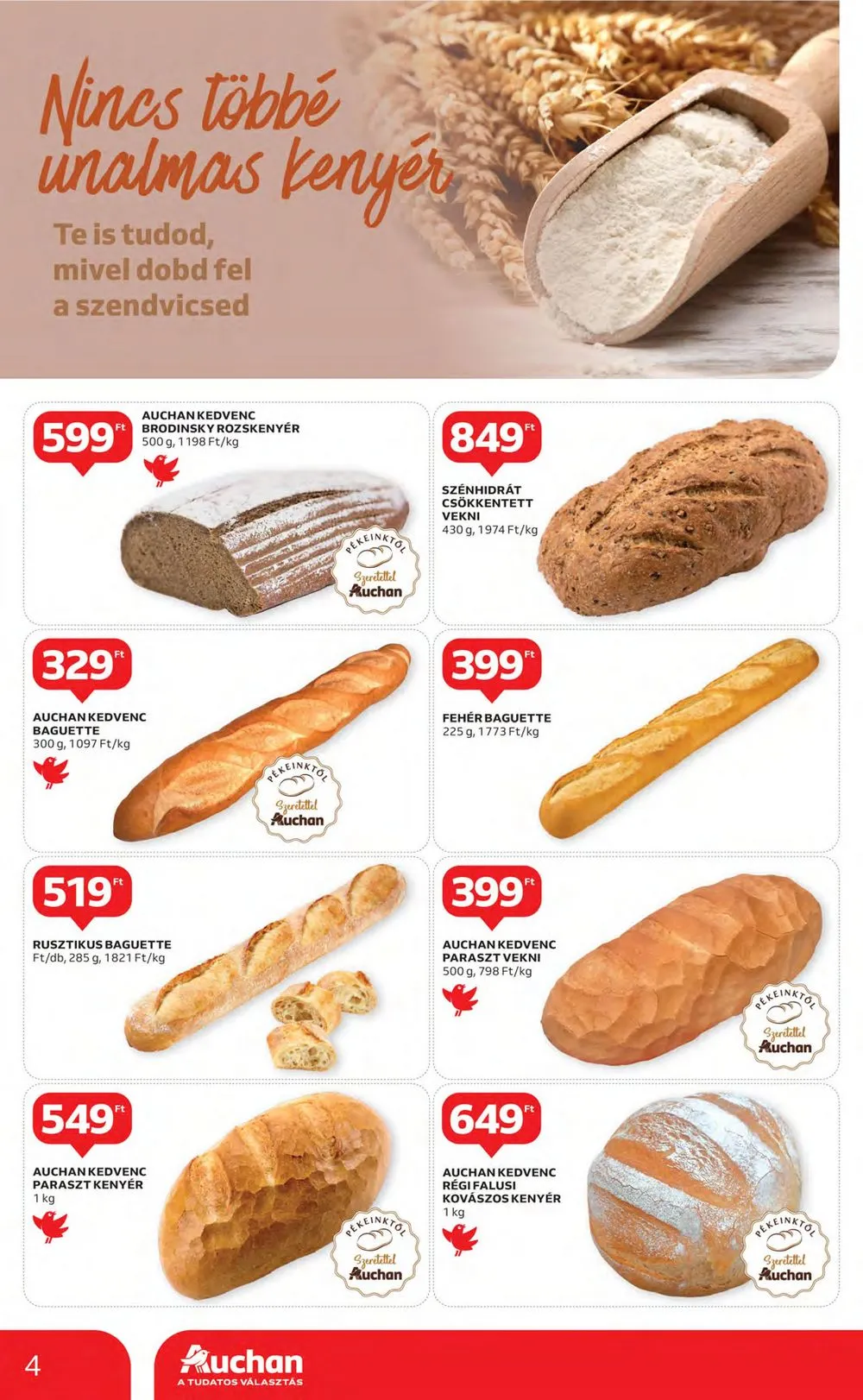 Auchan akciós újság 04.13–04.19 – 4. oldal