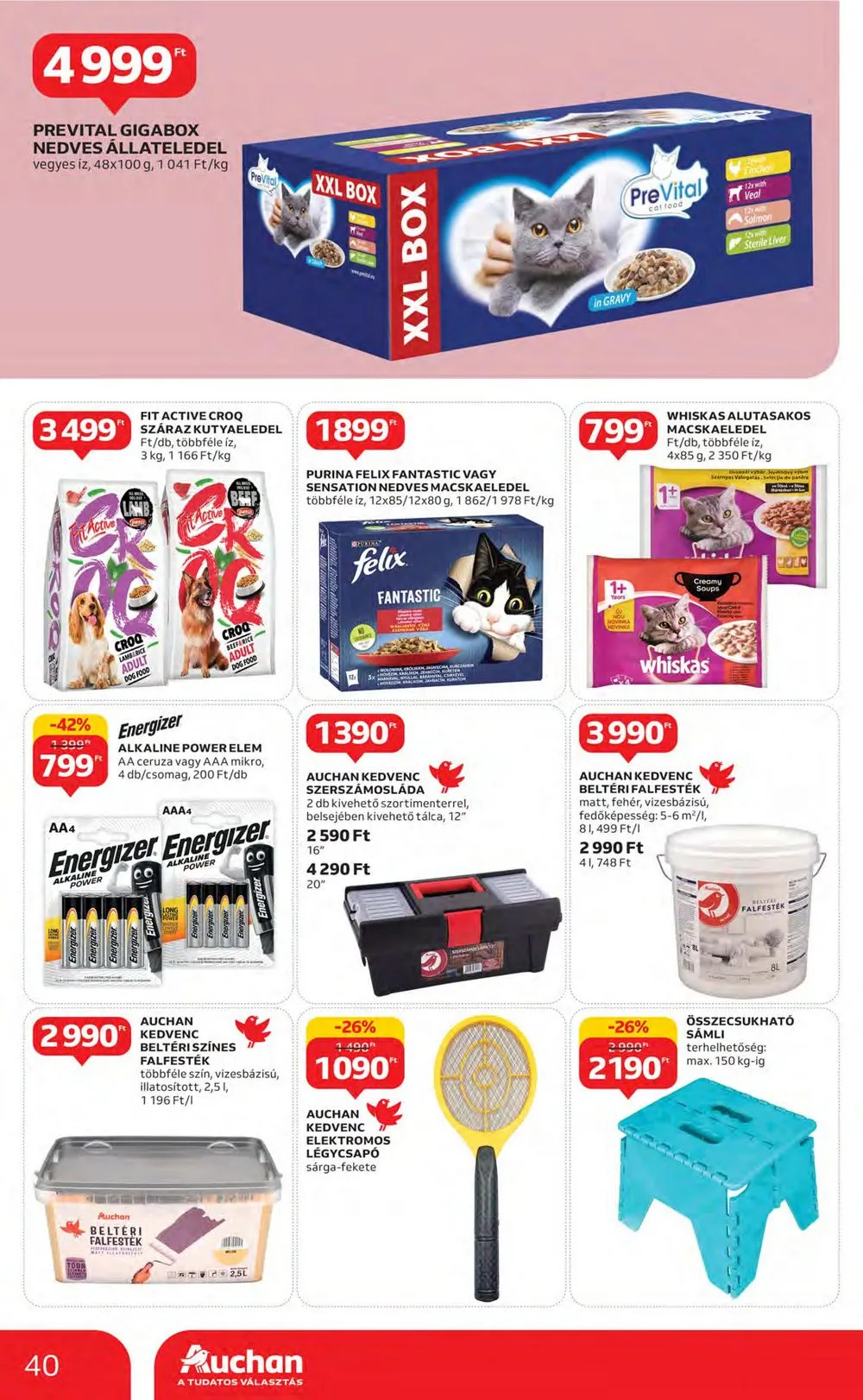 Auchan akciós újság 04.13–04.19 – 40. oldal