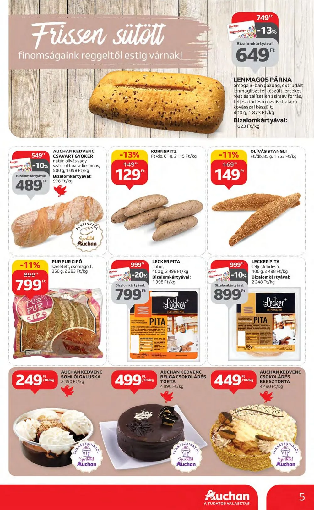 Auchan akciós újság 04.13–04.19 – 5. oldal