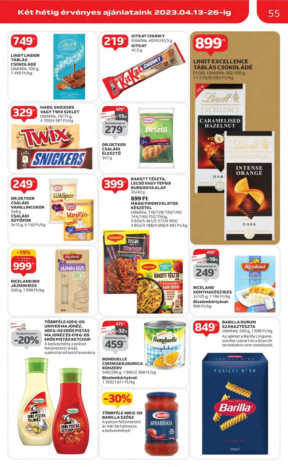 Auchan akciós újság 04.13–04.19 – 55. oldal