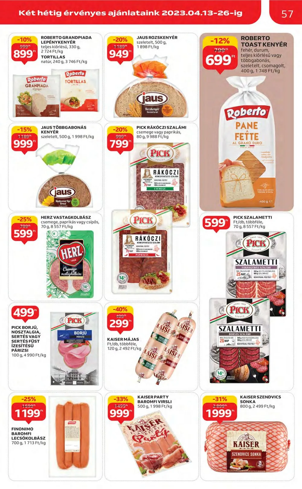 Auchan akciós újság 04.13–04.19 – 57. oldal