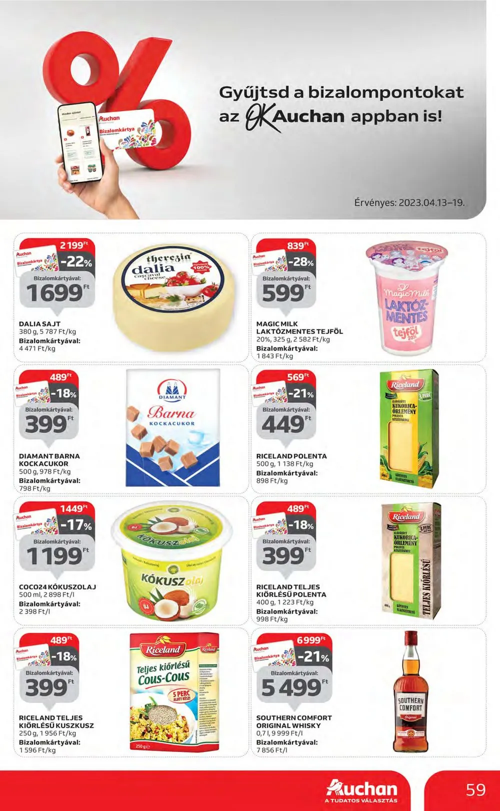 Auchan akciós újság 04.13–04.19 – 59. oldal