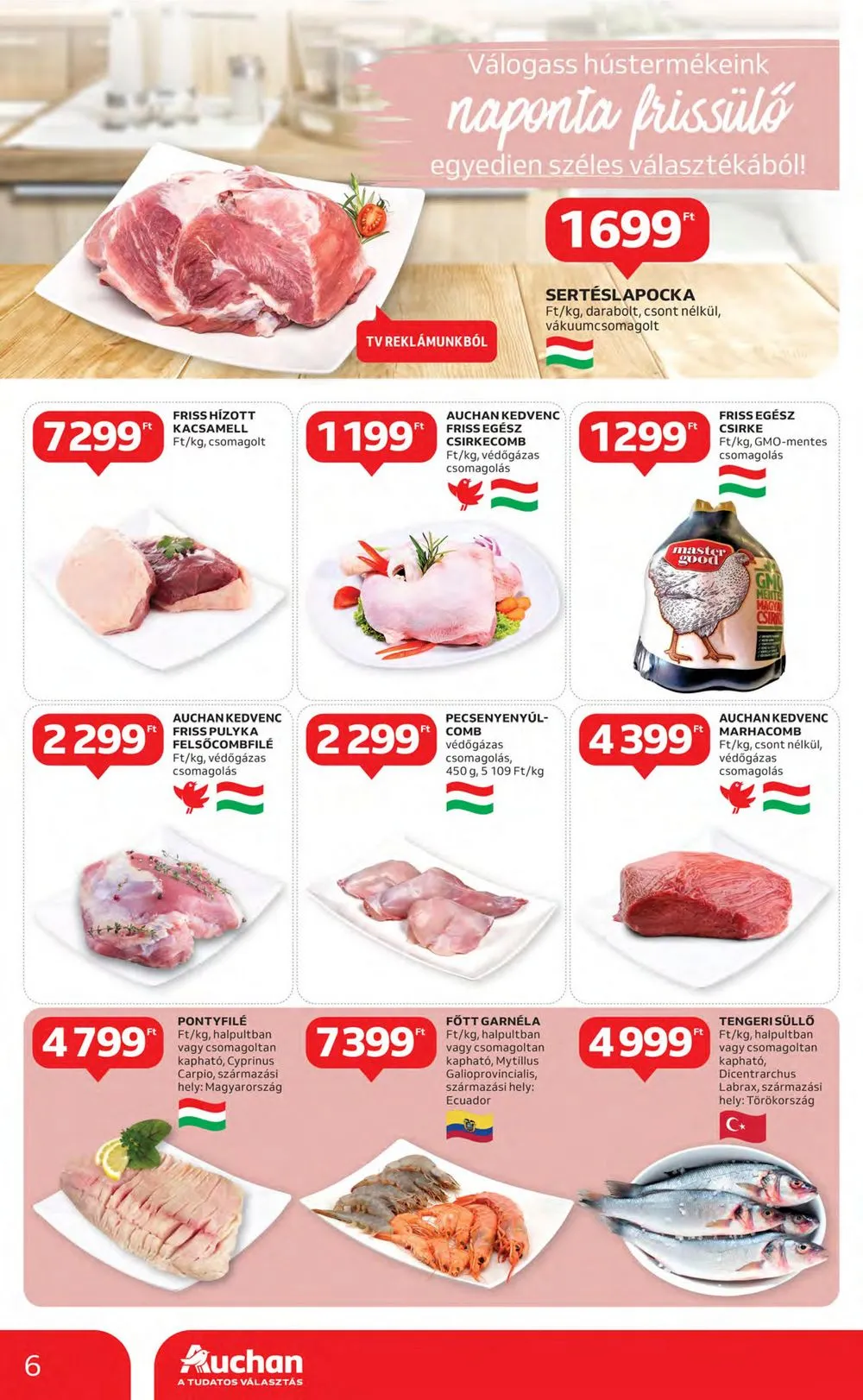 Auchan akciós újság 04.13–04.19 – 6. oldal