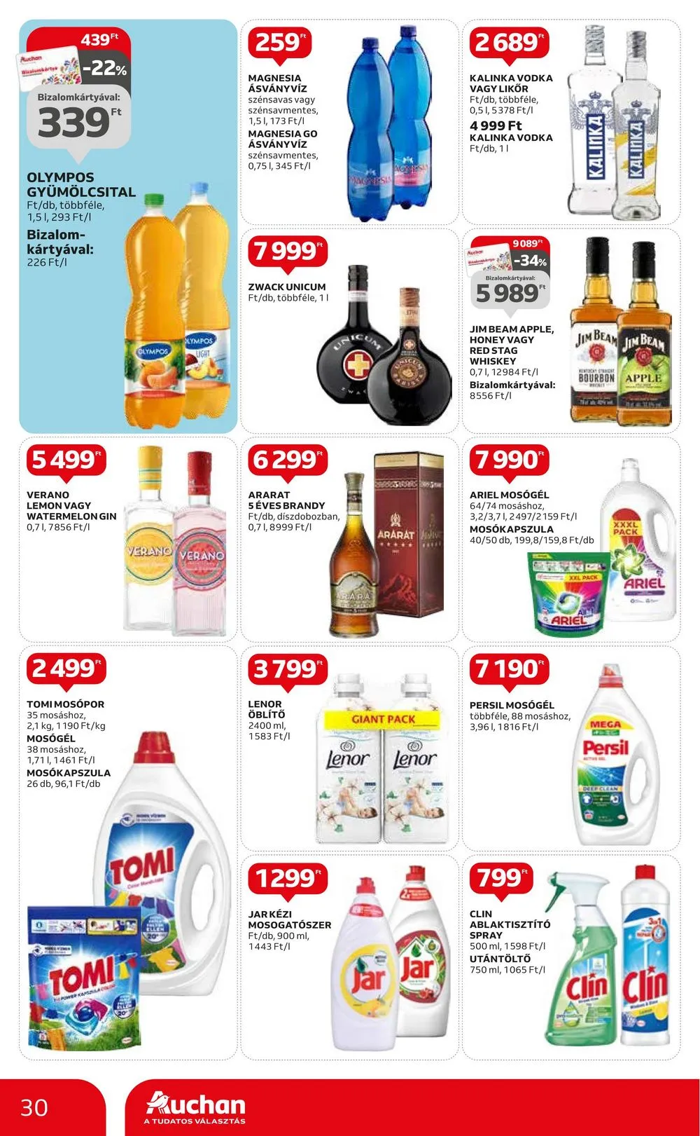 Auchan akciós újság 04.20–04.26 – 30. oldal