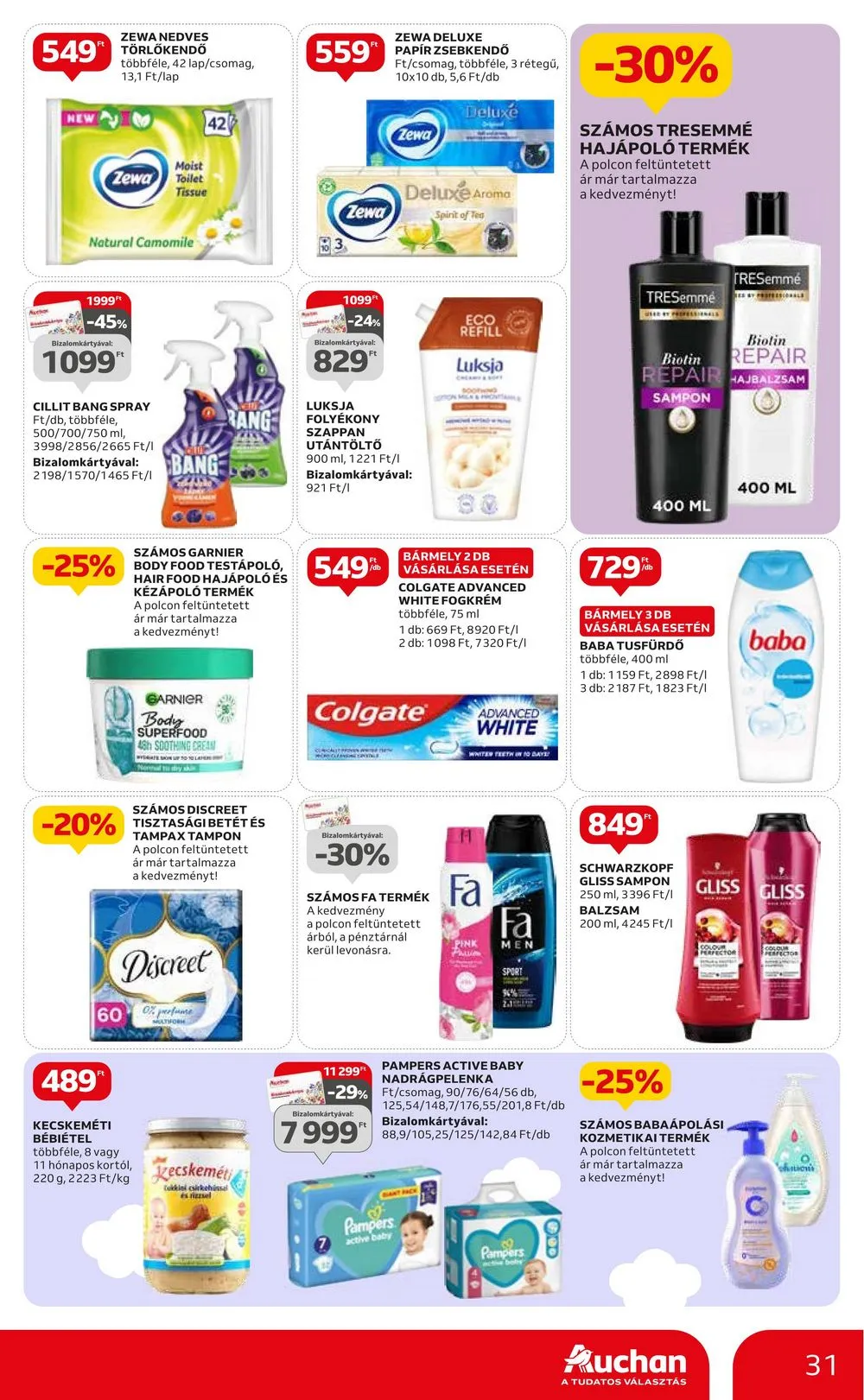 Auchan akciós újság 04.20–04.26 – 31. oldal