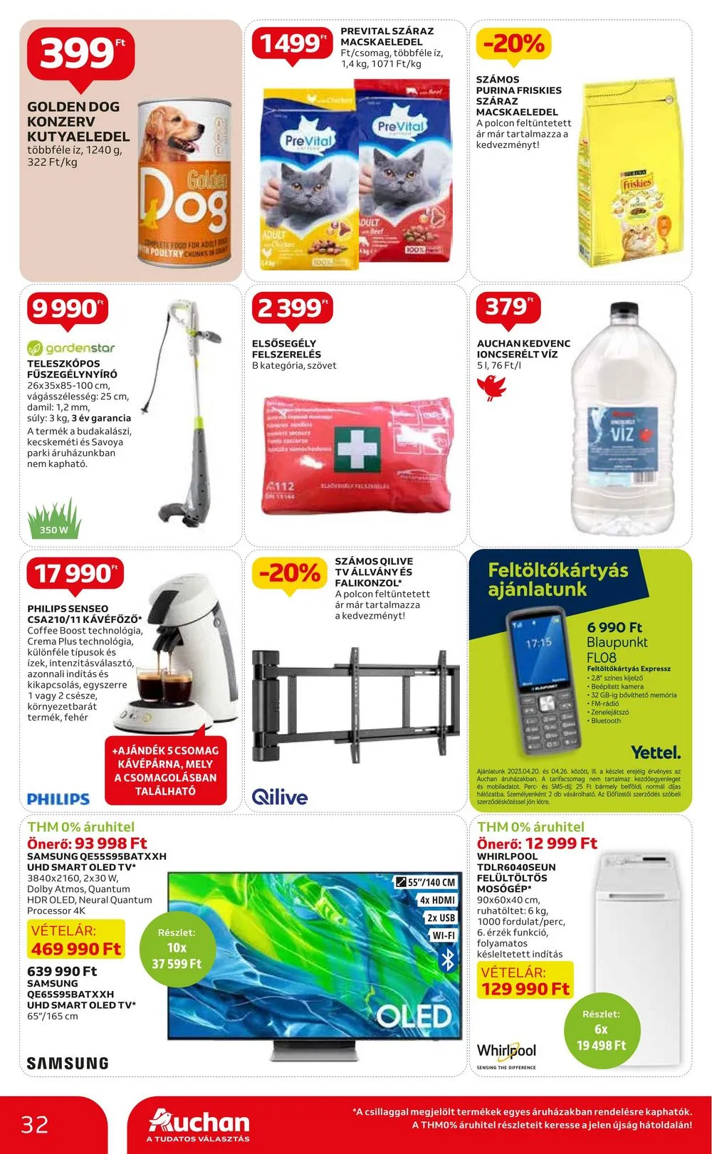 Auchan akciós újság 04.20–04.26 – 32. oldal