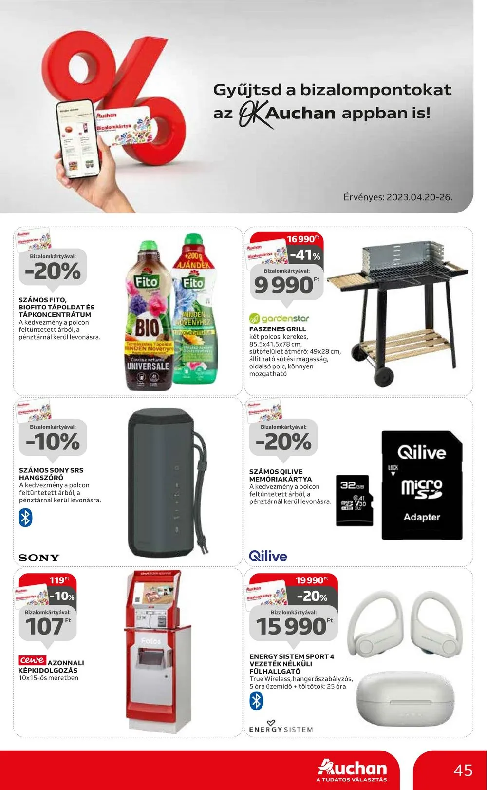 Auchan akciós újság 04.20–04.26 – 45. oldal
