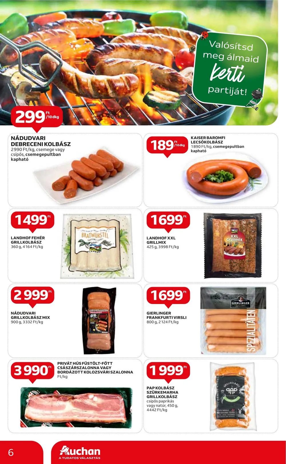 Auchan akciós újság 04.20–04.26 – 6. oldal
