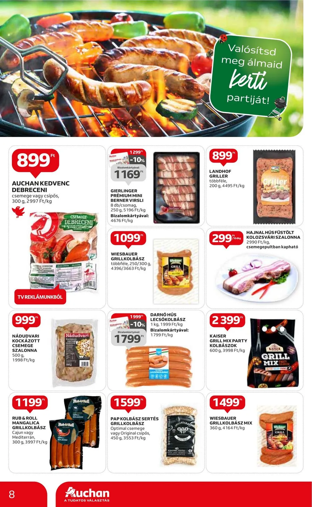 Auchan akciós újság 04.20–04.26 – 8. oldal