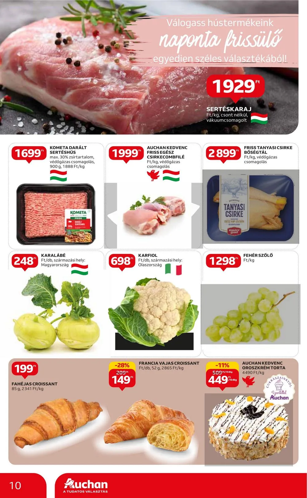 Auchan akciós újság 04.27–05.03 – 10. oldal