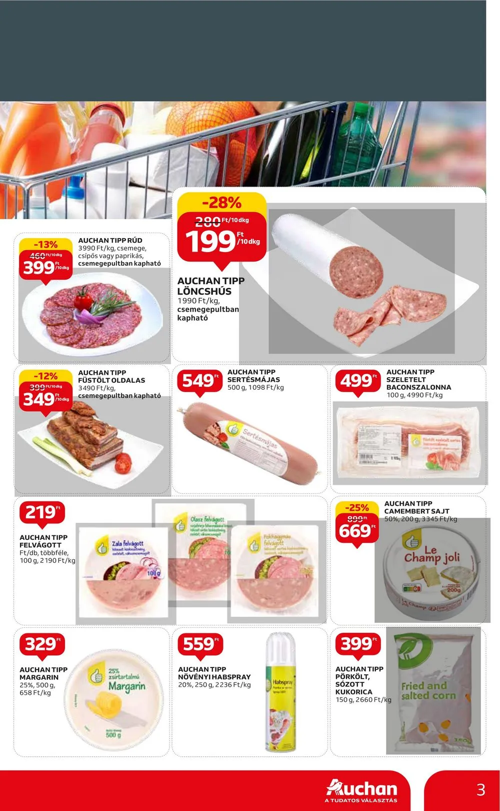 Auchan akciós újság 04.27–05.03 – 3. oldal
