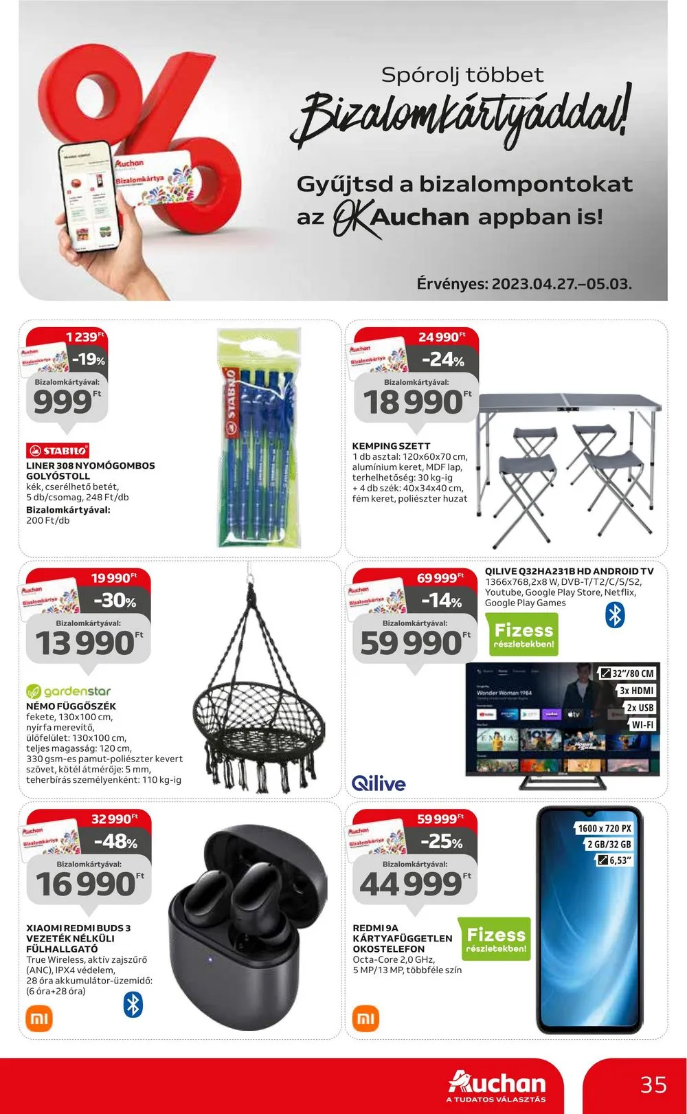Auchan akciós újság 04.27–05.03 – 35. oldal