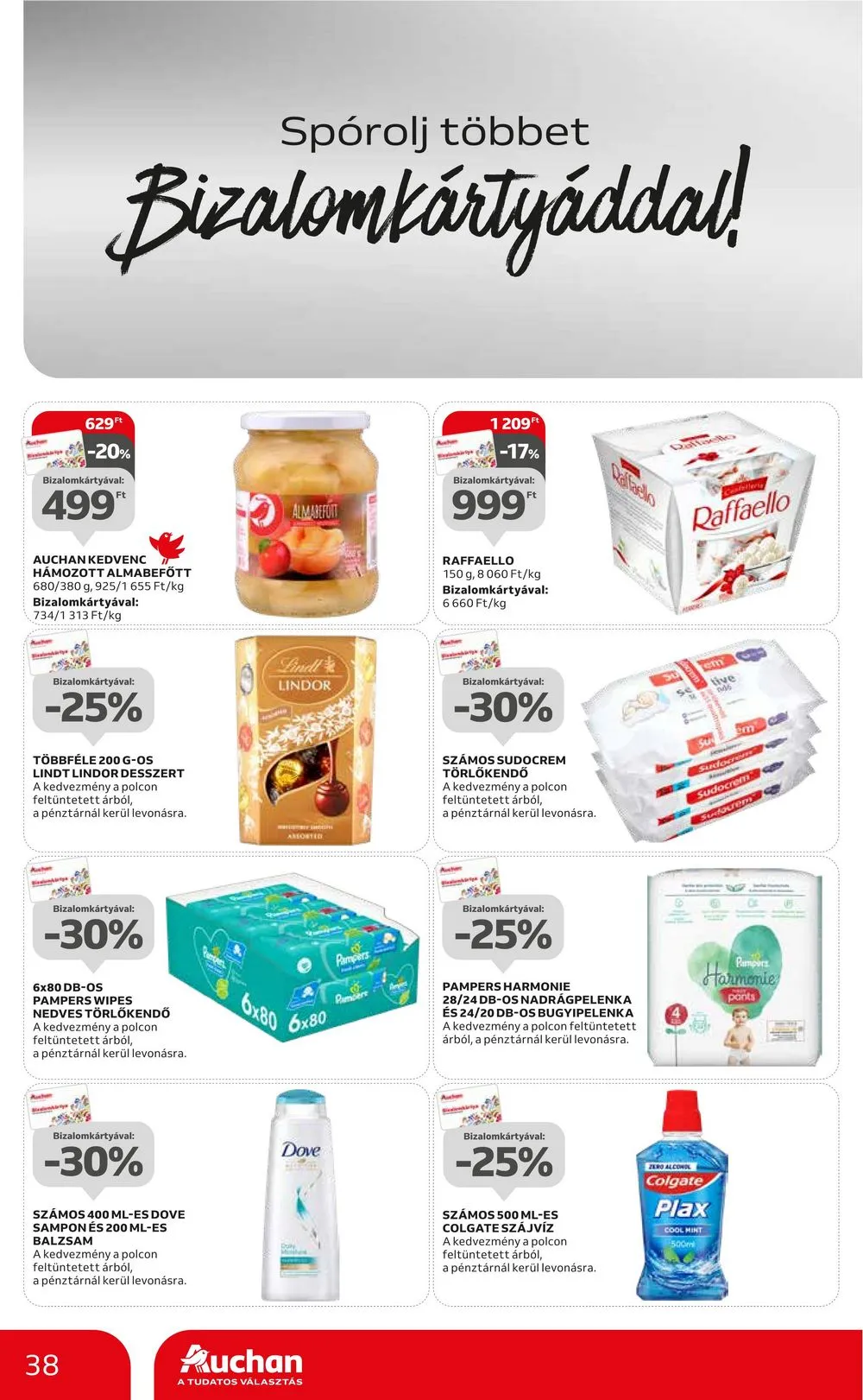 Auchan akciós újság 04.27–05.03 – 38. oldal