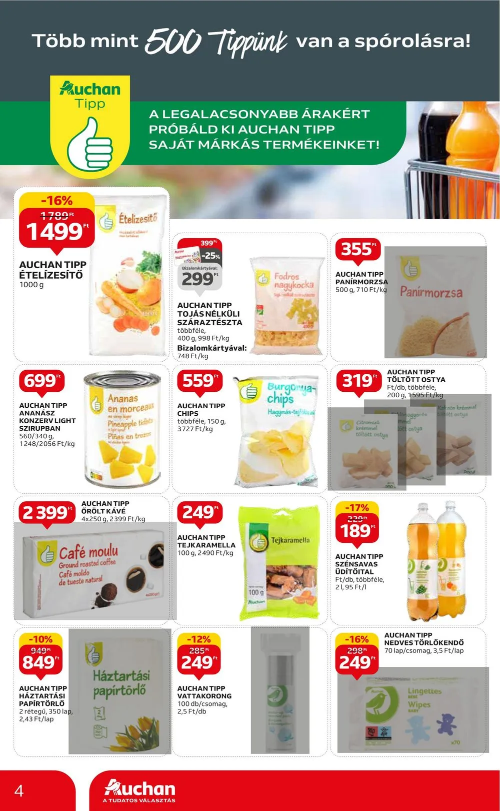 Auchan akciós újság 04.27–05.03 – 4. oldal